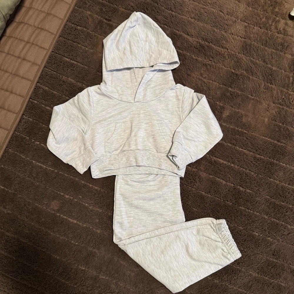 SHEIN Light Gray Casual Set